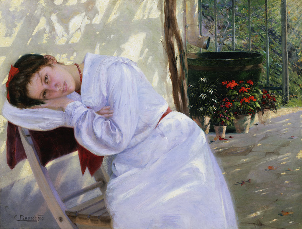 Detail of Faraway Thoughts by Carl Pippich
