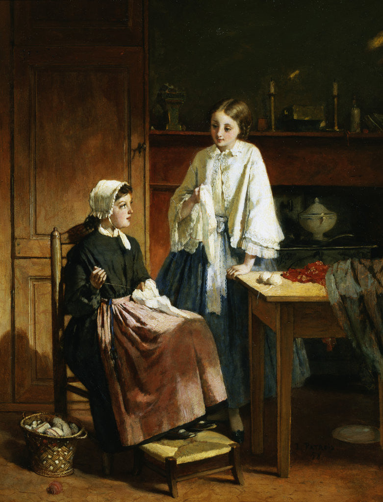 Detail of Domestic Instructions by Isidore Patrois