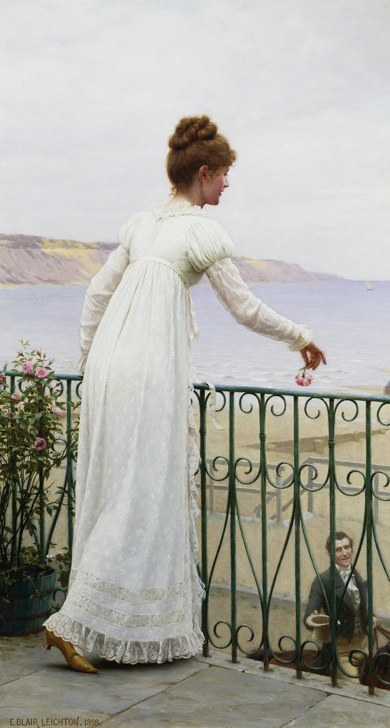 Detail of A Favour by Edmund Blair Leighton