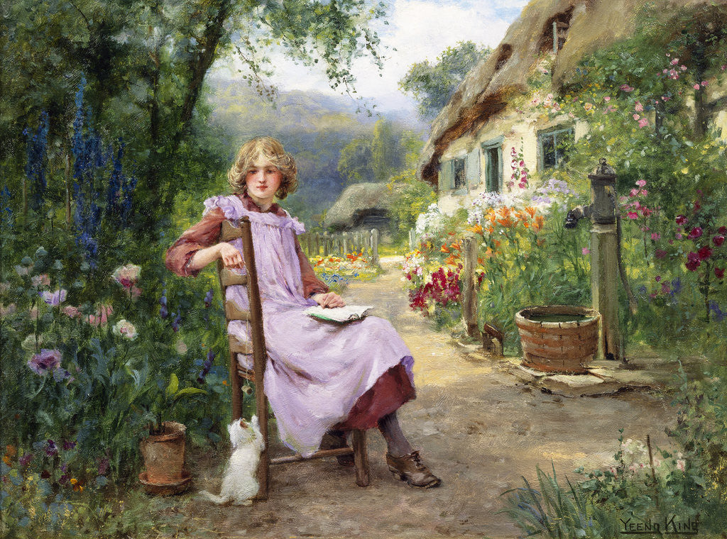 Detail of In the Garden by Yeend King