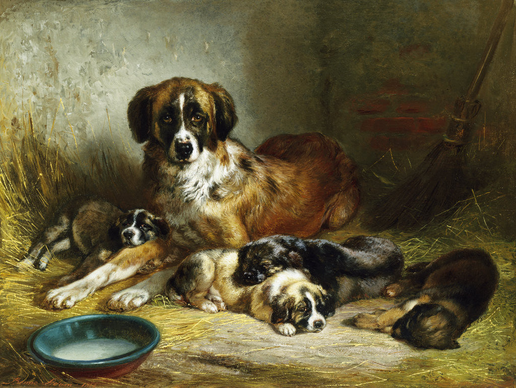 Detail of A Soporific Family by Benno Adam