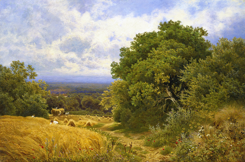 Detail of Harvest Time by John Clayton Adams