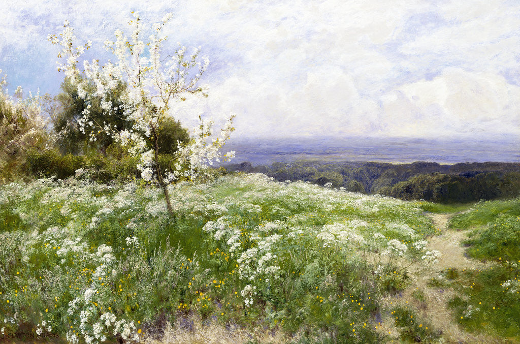 Detail of Spring Blossom by John Clayton Adams