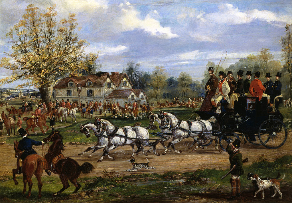 Detail of The Meet by Henry Thomas Alken