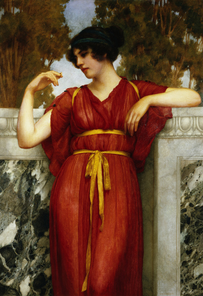 Detail of The Engagement by John William Godward
