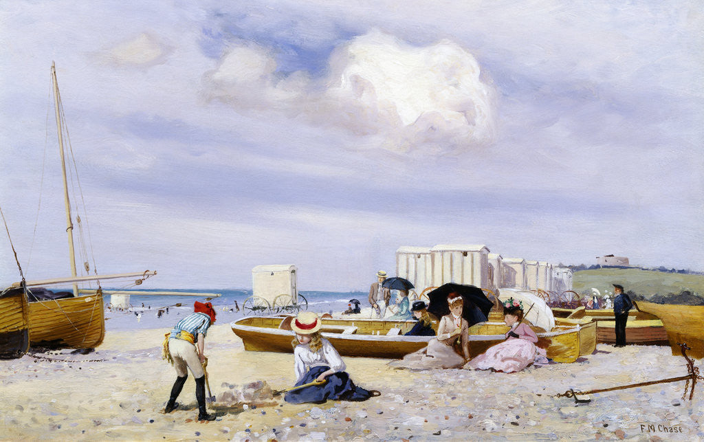 Detail of Wear Bay Beach, Folkestone by Frank M. Chase