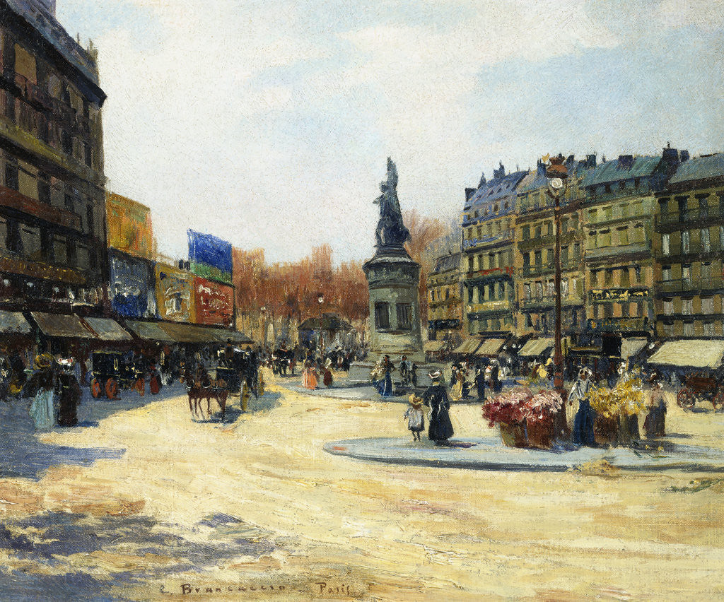 Detail of Place Clichy, Paris by Carlo Brancaccio