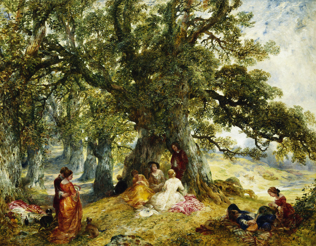 Detail of A Trip to the Country by Alfred Joseph Woolmer