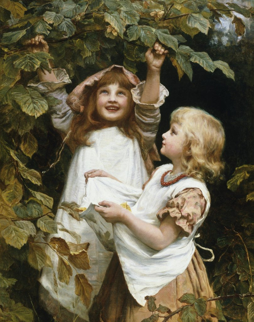Detail of Woodland Harvest by Frederick Morgan