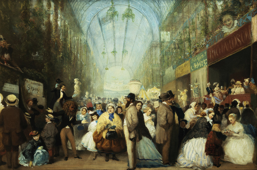 Detail of Grand Fete of Royal Dramatic College, Crystal Palace, 1860 by Alexander Blaikley