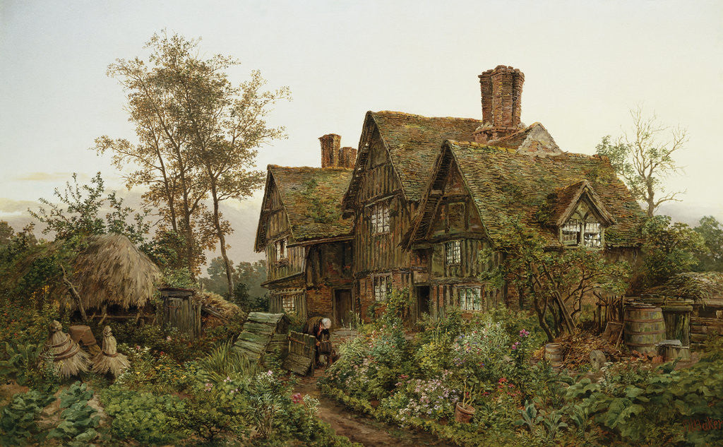 Detail of Evening Glow by Samuel Henry Baker