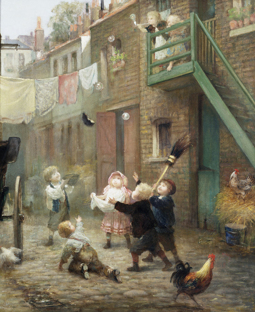 Detail of Children's Games with Bubbles by Albert Ludovici