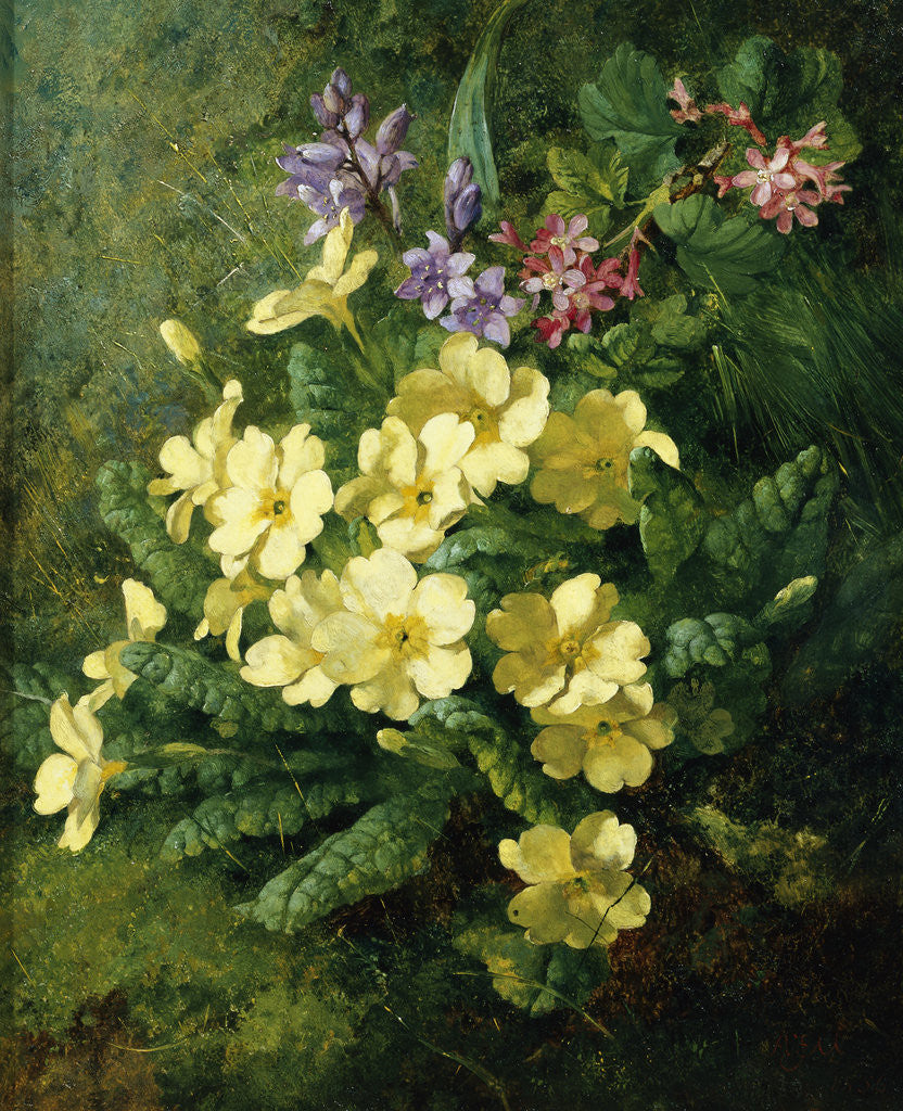 Detail of Spring Flowers by Annie Feray Mutrie