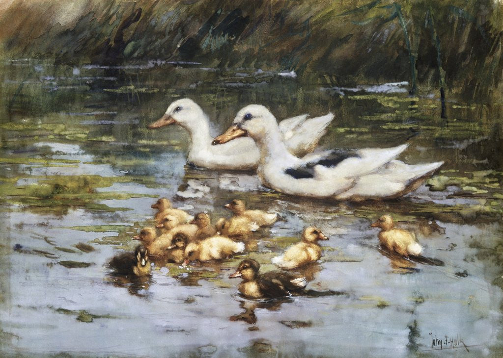 Detail of A Family Outing by John Frederick Hulk