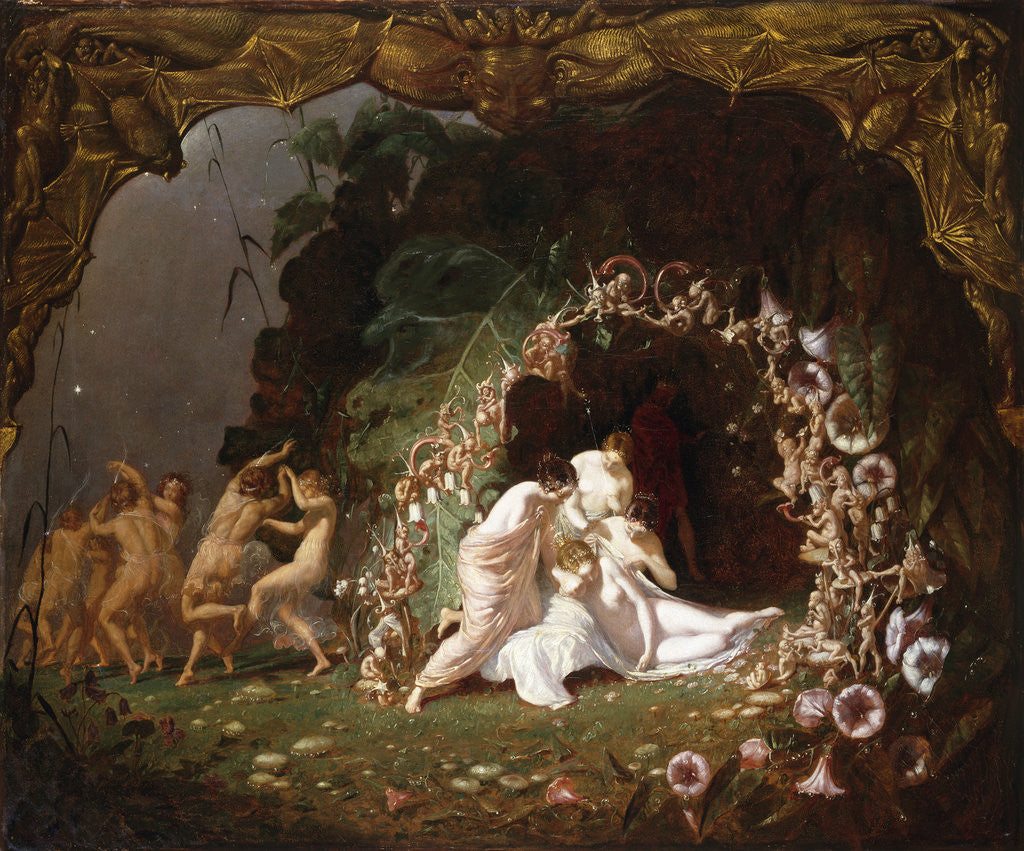 Detail of Tatiana Sleeping by Richard Dadd
