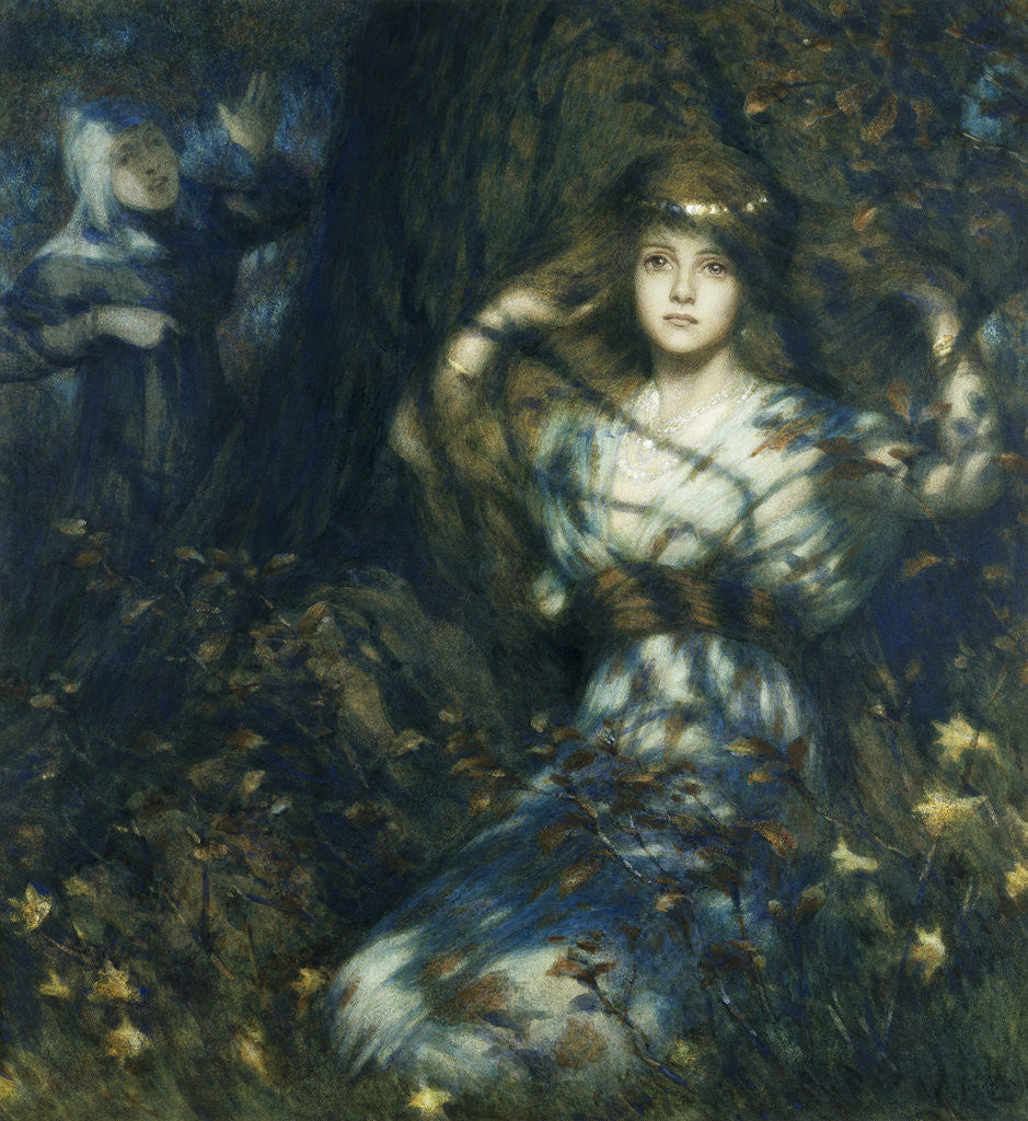 Detail of Christobel Finds Geraldine by William Gershom Collingwood