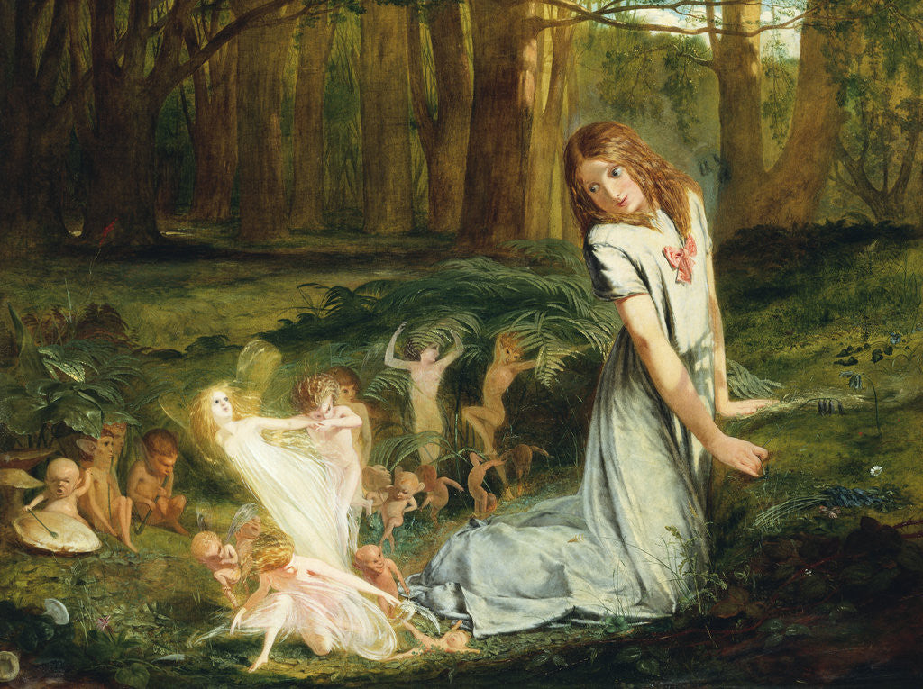 Detail of A Glimpse of the Fairies by Charles Hutton Lear