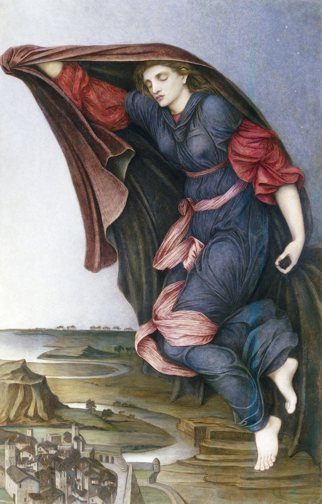 Detail of Night by John Roddam Stanhope