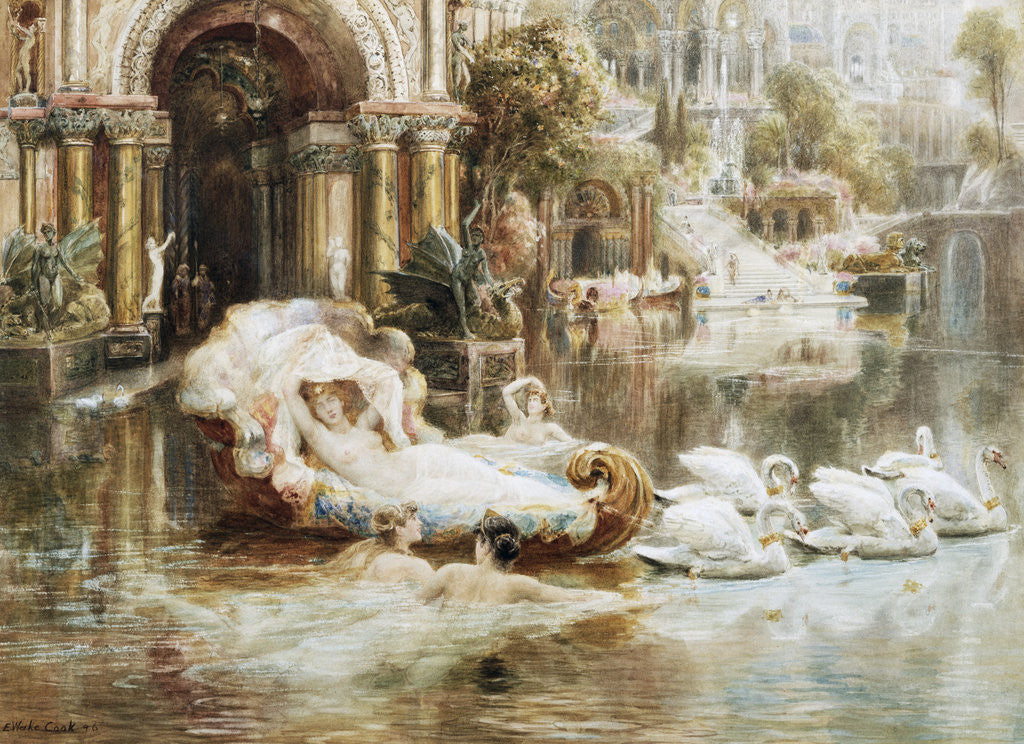 Detail of Venus and Her Nymphs by Ebenezer Wake Cook