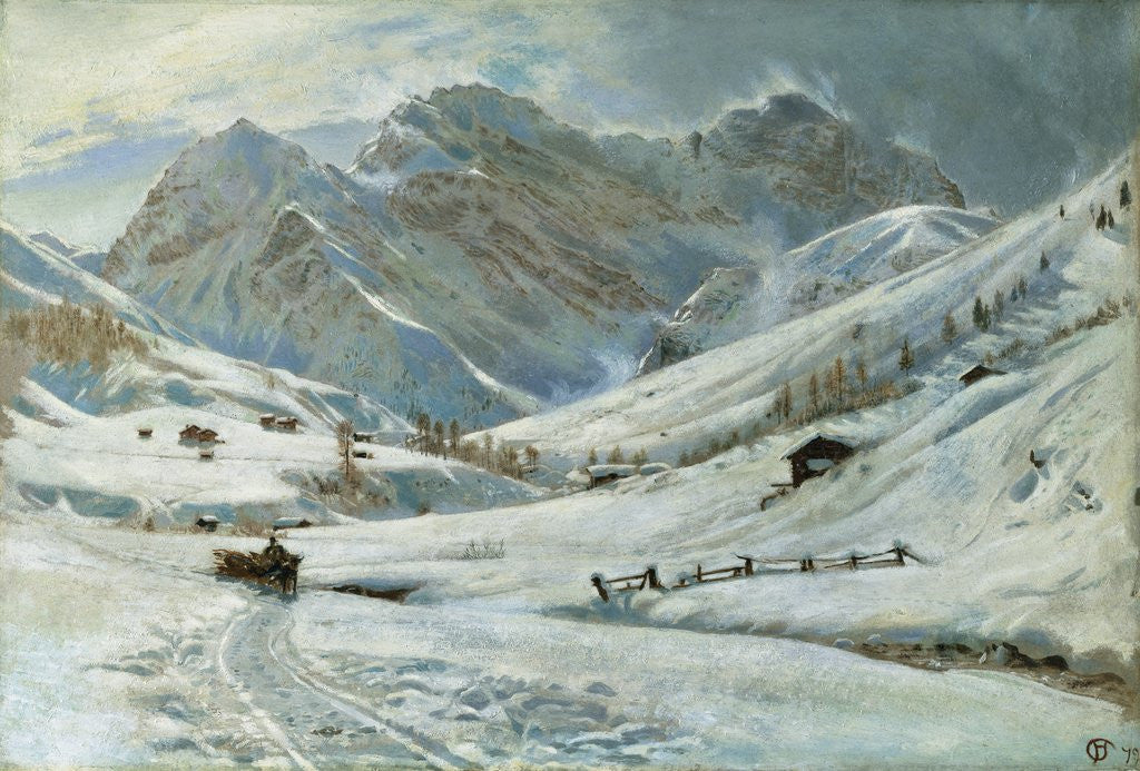 Detail of Three Giants, Davos by Harry Goodwin