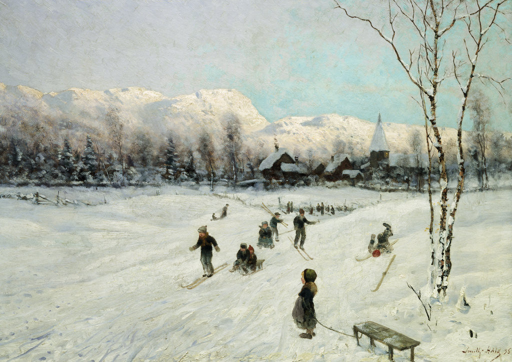 Detail of Winter Sports by Frithjof Smith-Hald