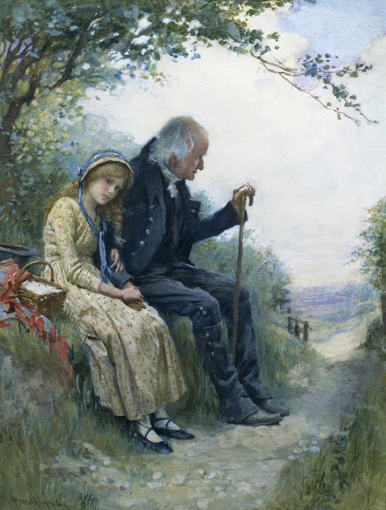 Detail of Grandpa's Favourite by Harold Copping