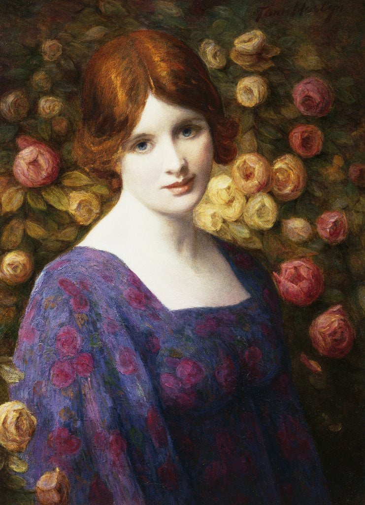 Detail of Innocent Youth by Thomas Edwin Mostyn