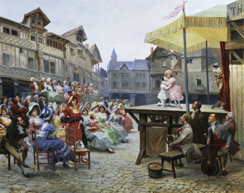 Detail of L'Harlequinade by Mariano Alonso Perez