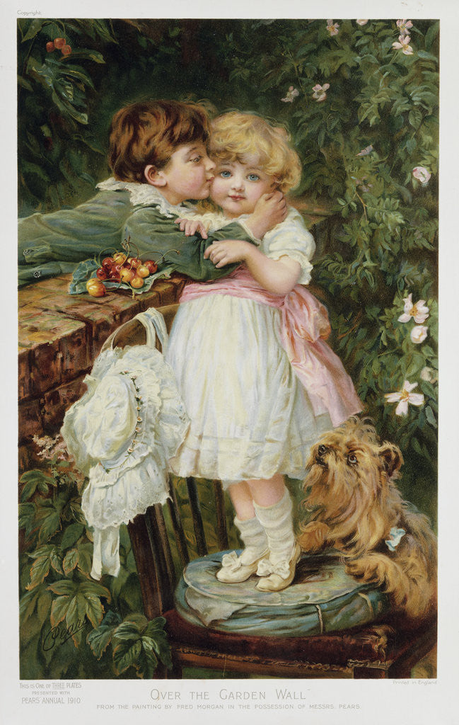 Detail of Over the Garden Wall by Frederick Morgan