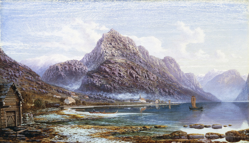 Detail of Lyfter from Dosen on the Lyfter Fjord, Norway by Charles Pettitt