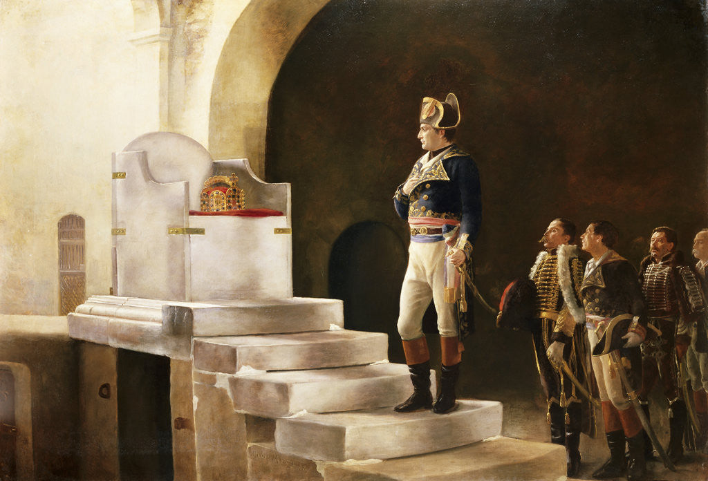 Detail of Napoleon at Charlemagne's Throne '98 by Henri-Paul Motte