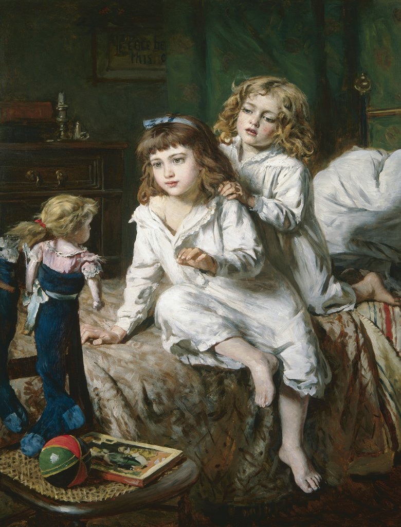 Detail of Christmas Morning by William Hippon Gadsby