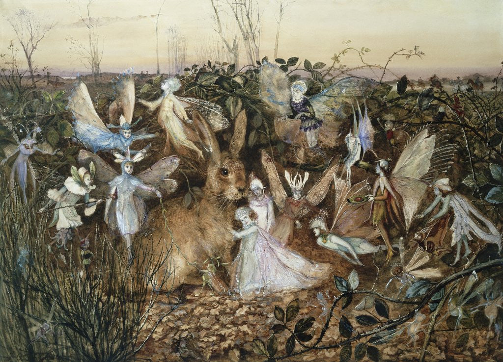 Detail of A Rabbit Among the Fairies by John Anster Fitzgerald