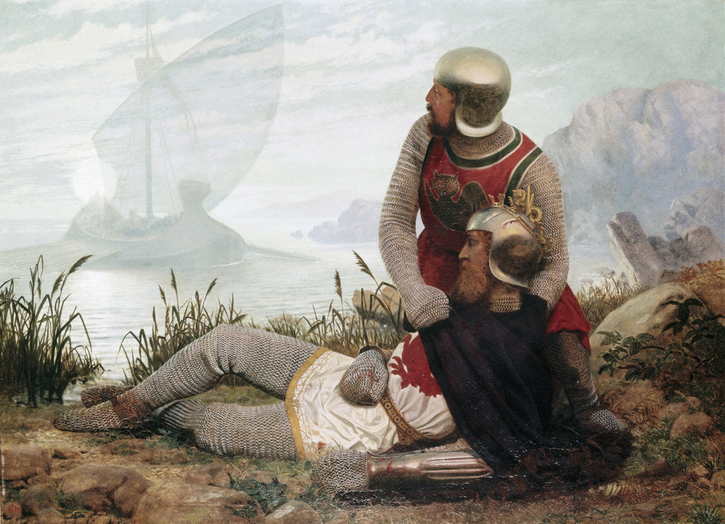 Detail of The Death of Arthur by John Mulcaster Carrick