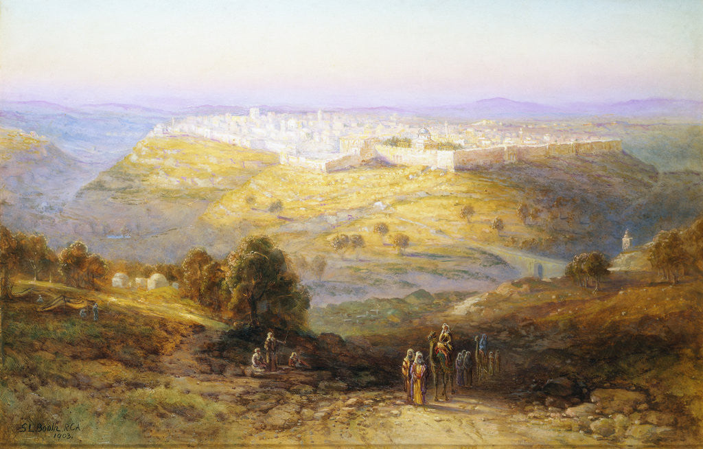 Detail of Jerusalem the Golden (Israel) by Samuel Lawson Booth