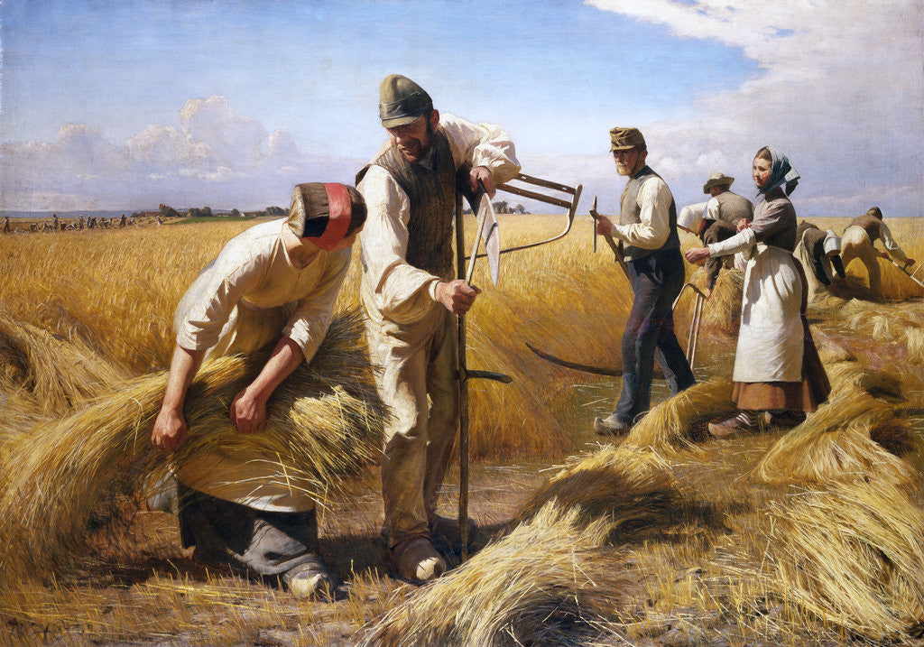 Detail of The Harvesters by Hans Brasen