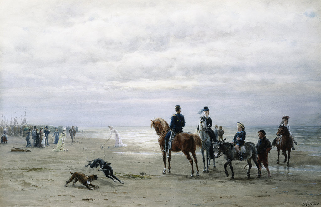 Detail of A Day at the Beach by Otto Eerelman