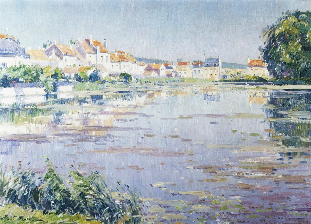 Detail of Houses on the Lake in Boitsfort by Paul Mathieu