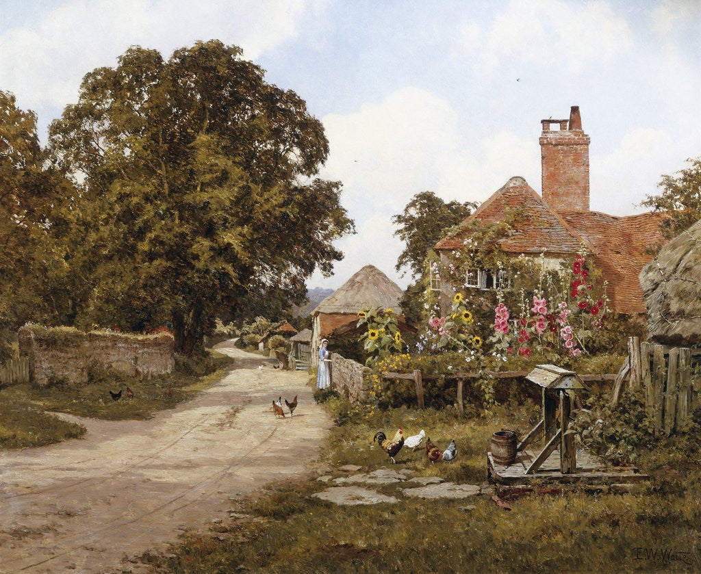 Detail of A Summer's Day by Edward Wilkins Waite
