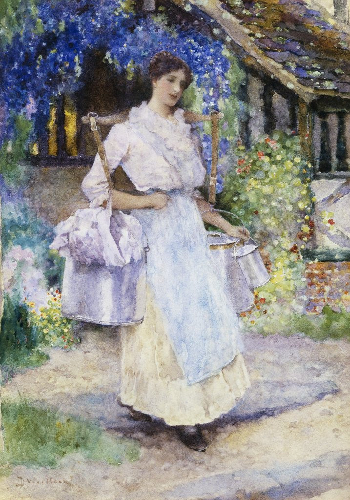 Detail of The Pretty Milkmaid by David Woodlock