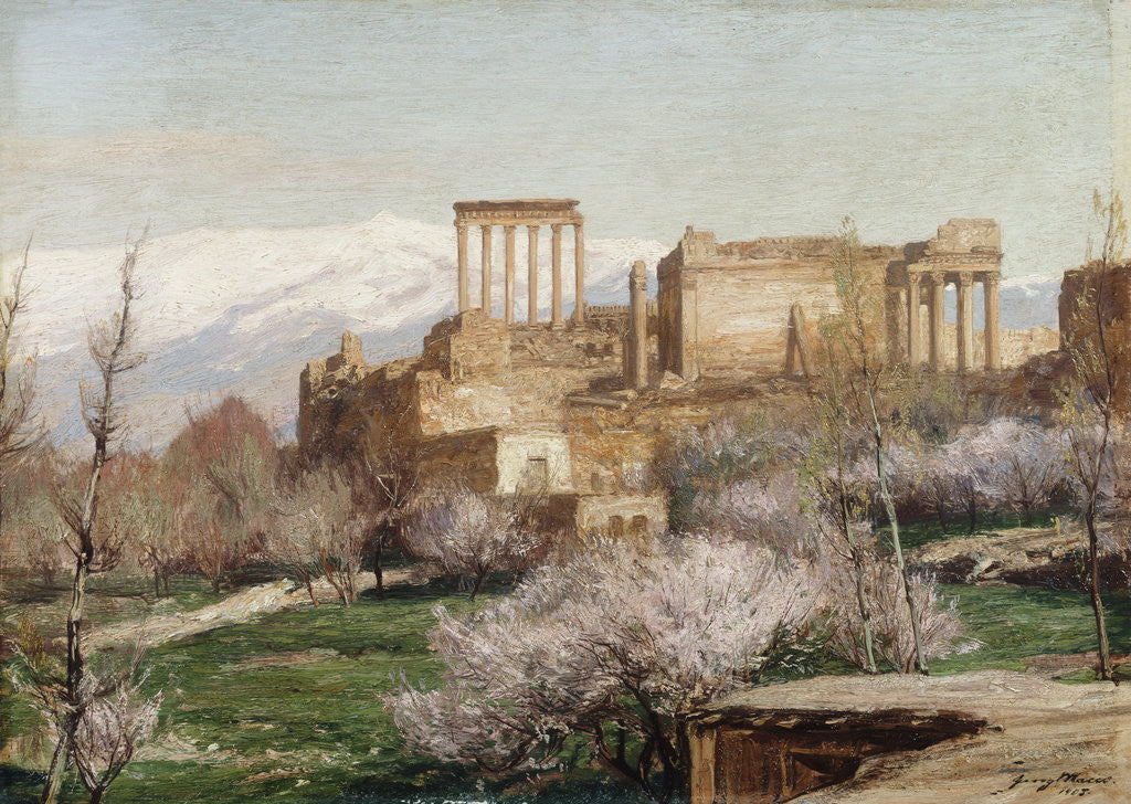 Detail of View of Baalbek, Lebanon by George Macco