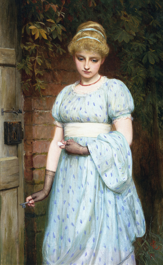 Detail of At the Garden Gate by Charles Sillen Lidderdale
