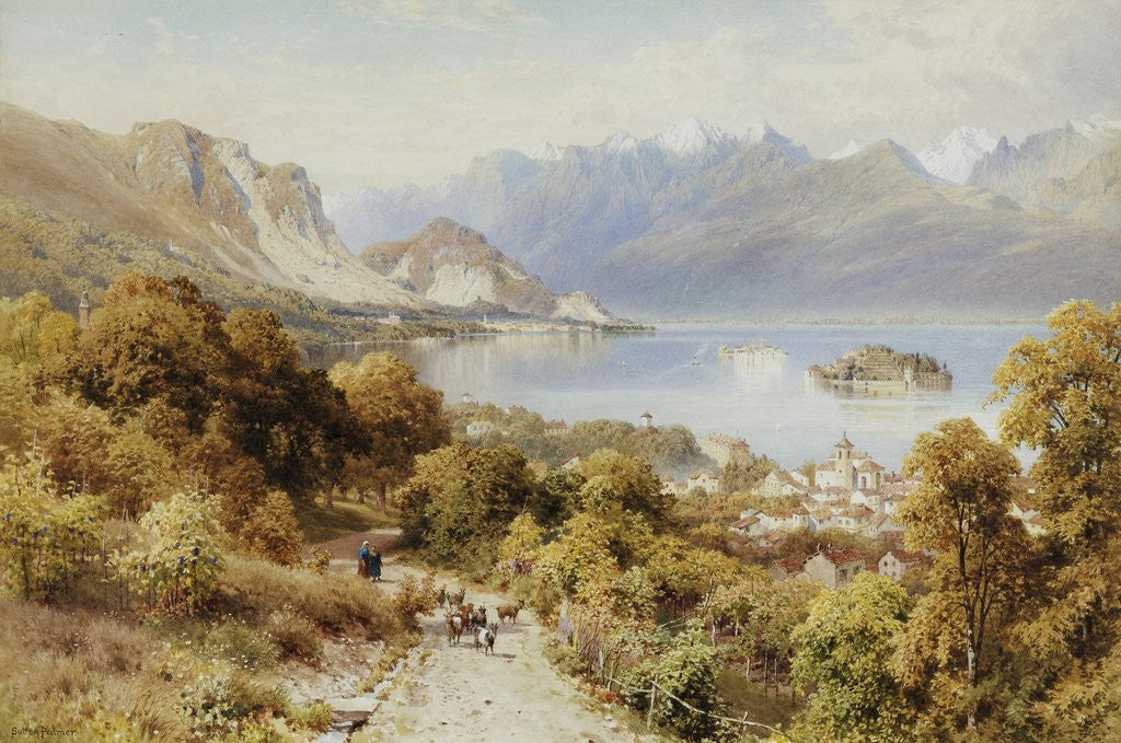 Detail of A View of the Isola Bella by Harry Sutton Palmer