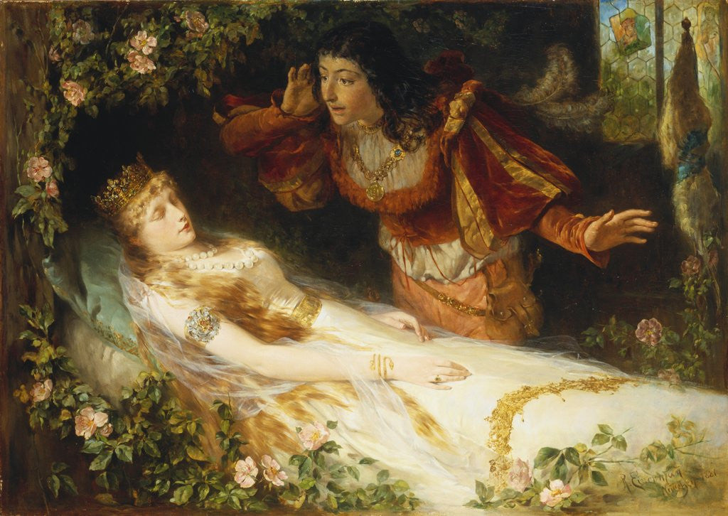 Detail of The Sleeping Beauty by Richard Eisermann
