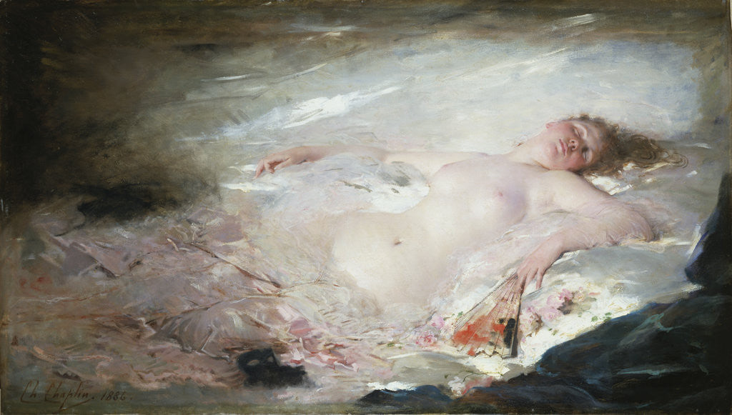 Detail of Sweet Dreams by Charles Chaplin