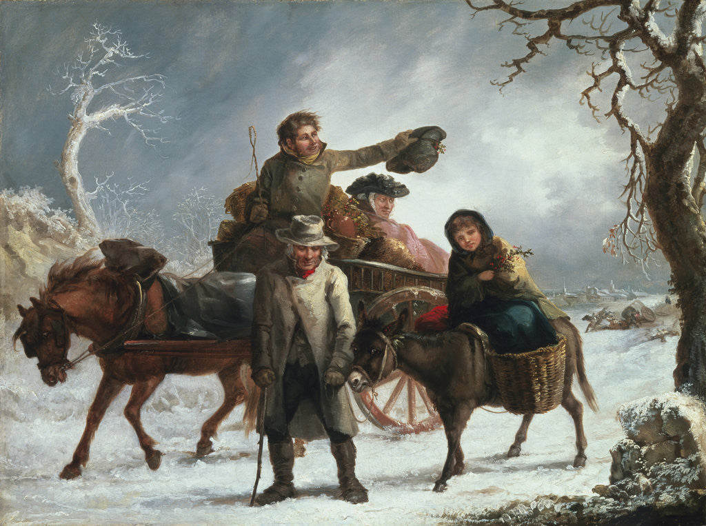 Detail of Christmas Eve by John Joseph Barker