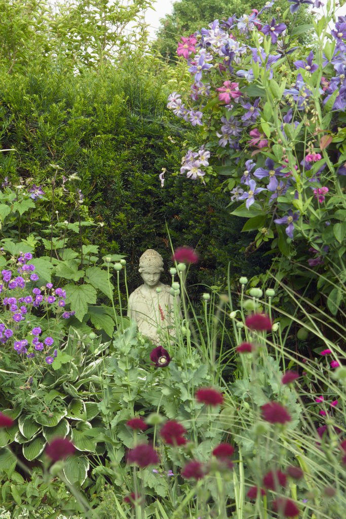 Detail of Small Statue in a Back Garden by Anonymous