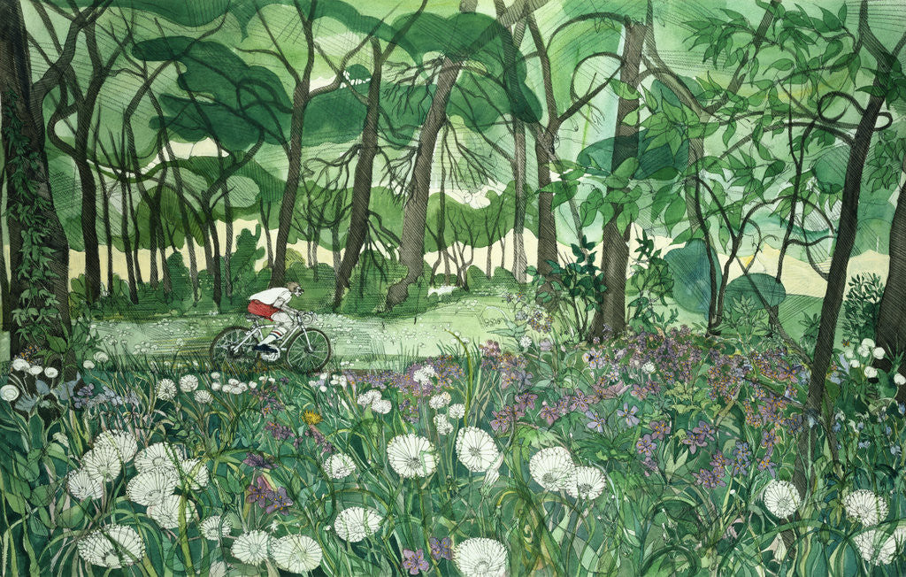 Detail of Bike Rider by Mark McMahon