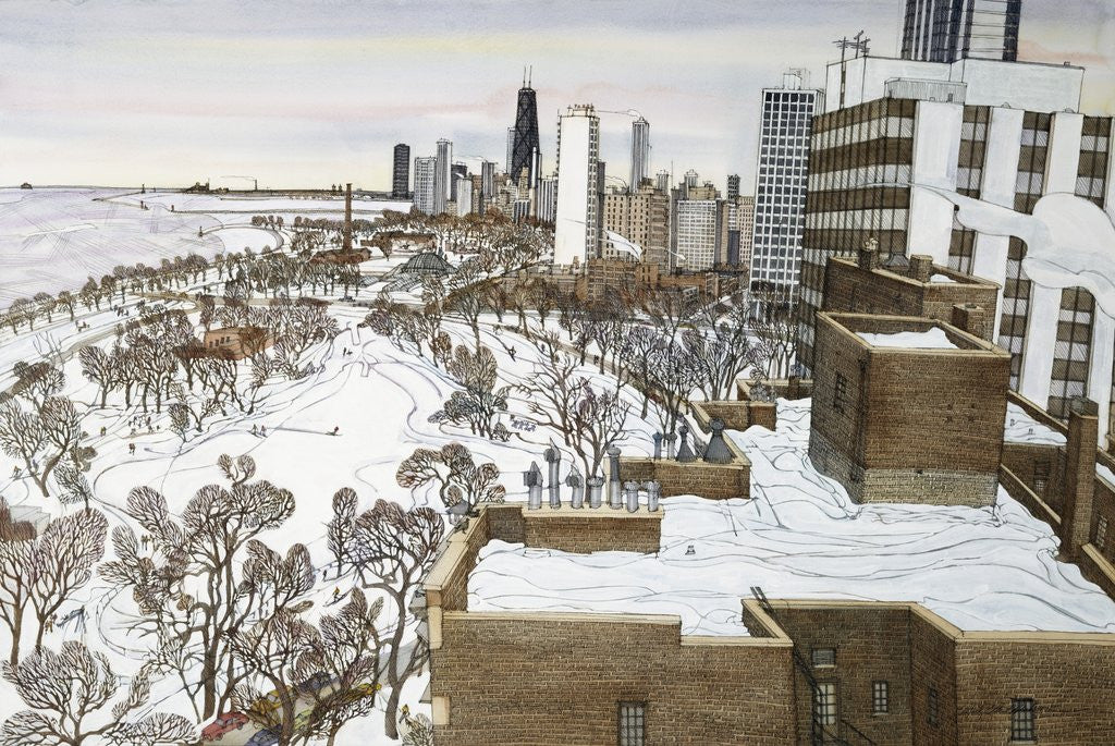 Detail of Chicago's Lincoln Park by Mark McMahon