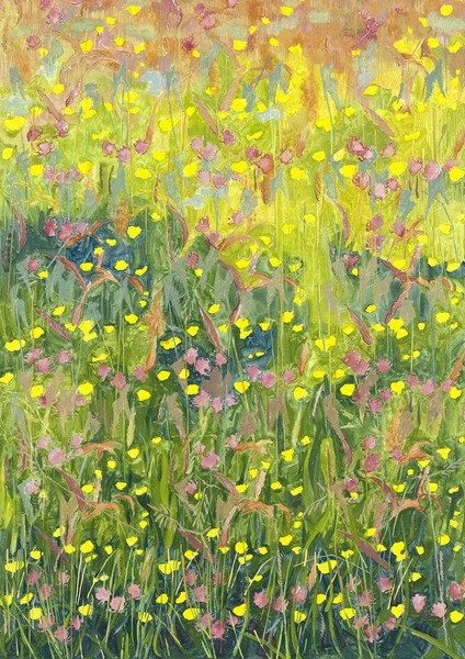 Detail of Summer Meadow by Leigh Glover